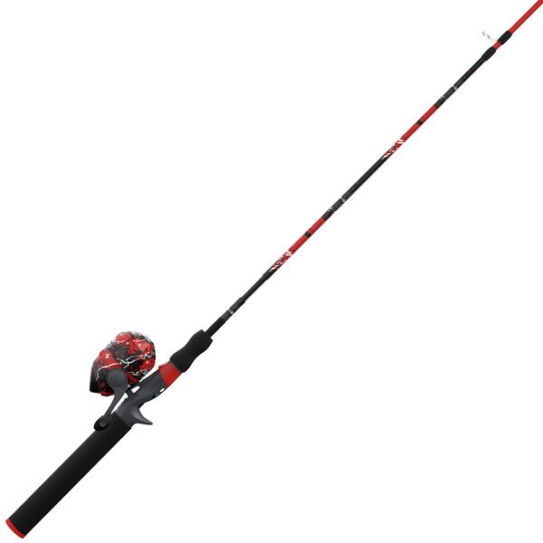 Zebco 6' Splash SpinCast Combo in Red
