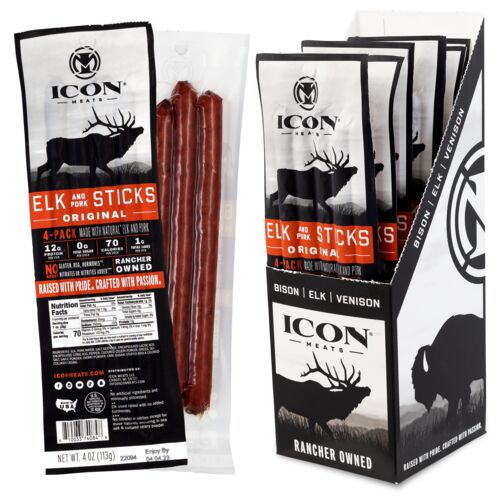 Original Elk Meat Stick - 4 Pack