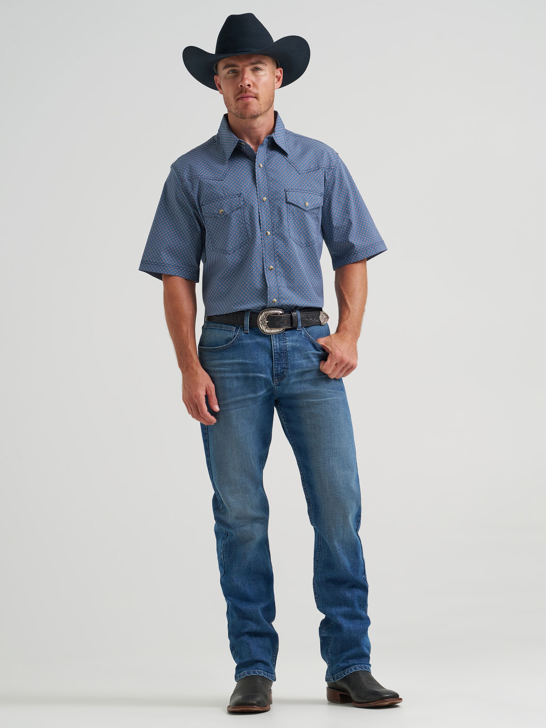 Men's 20X Competition Advanced Comfort Short Sleeve Western Snap Shirt