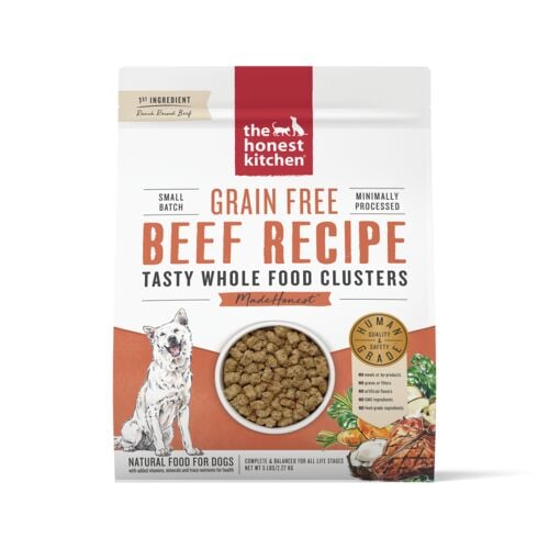 Beef Grain Free Dry Dog Food - 5 Lb