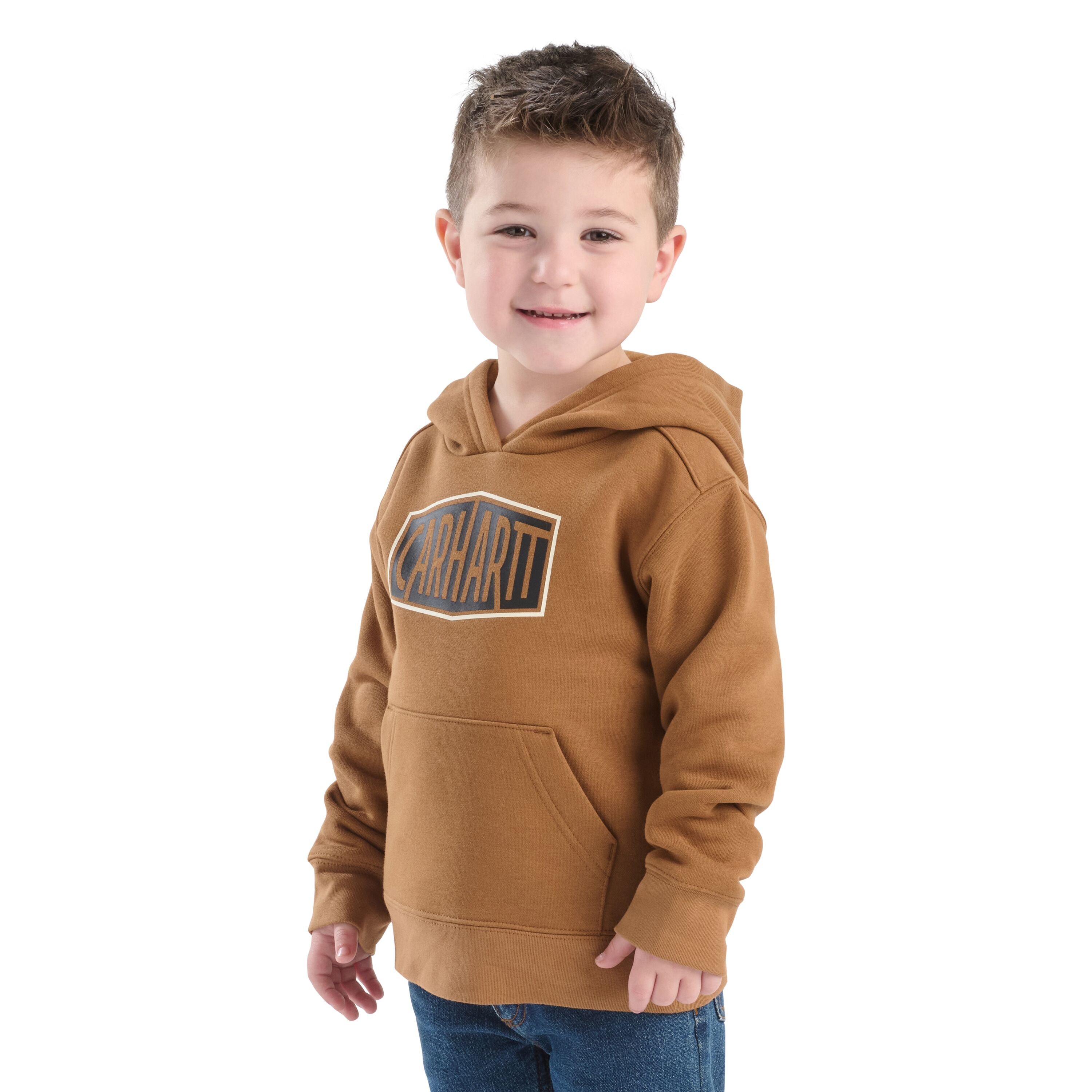 Boys' Graphic Logo Long Sleeve Sweatshirt