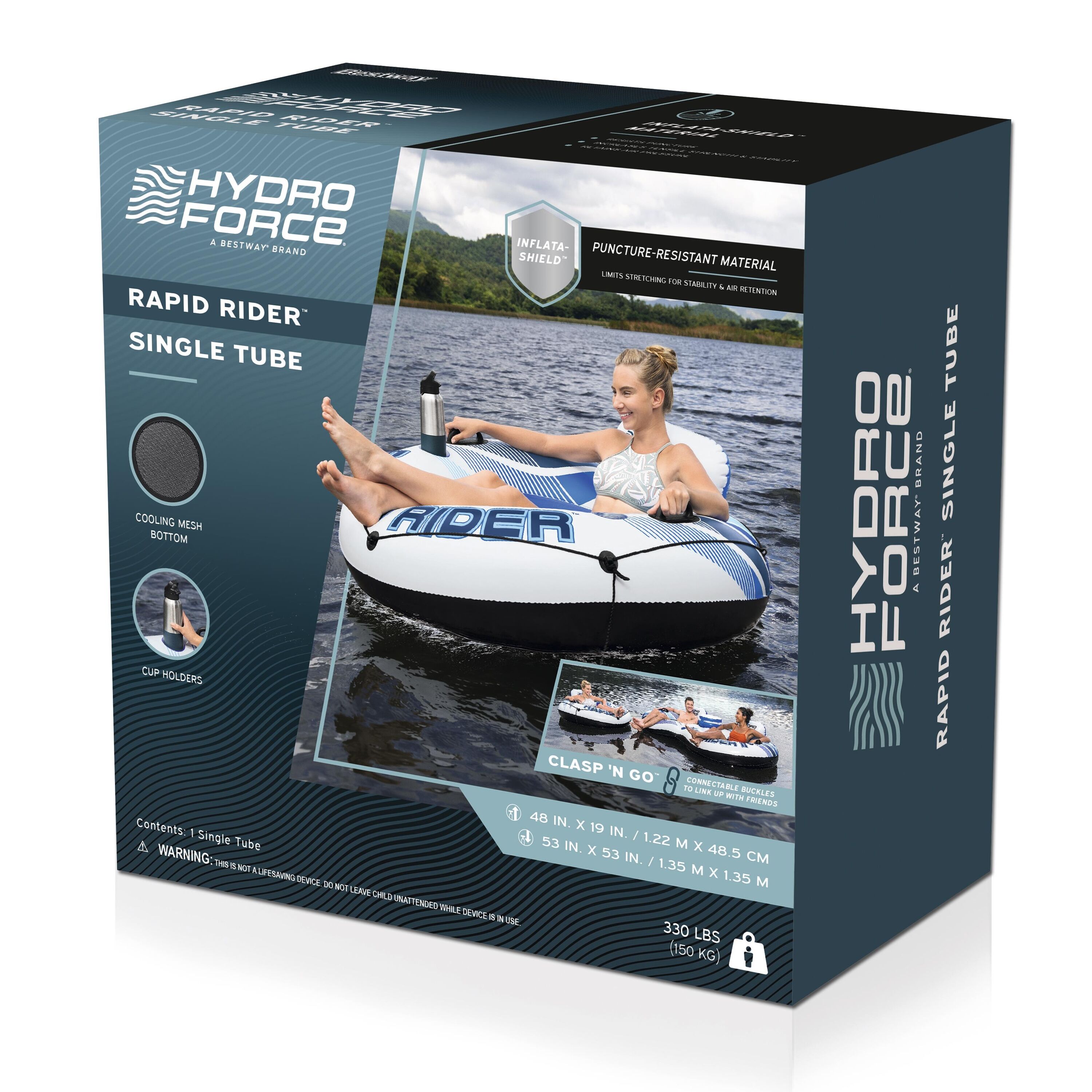 Hydro Force Rapid Rider Single 1-Person River Tube 48
