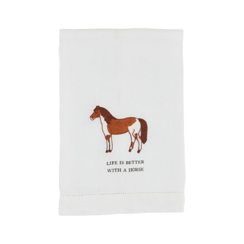 Horse Embroidered Towel