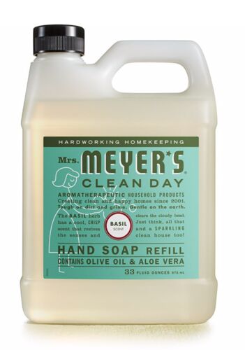 Basil Scented Liquid Hand Soap Refill - 33 Oz