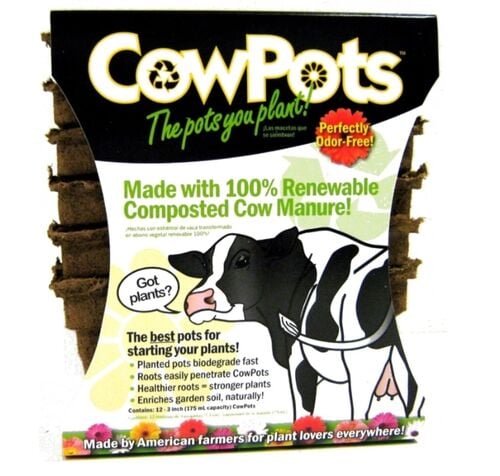 3" CowPots - 12-Pack