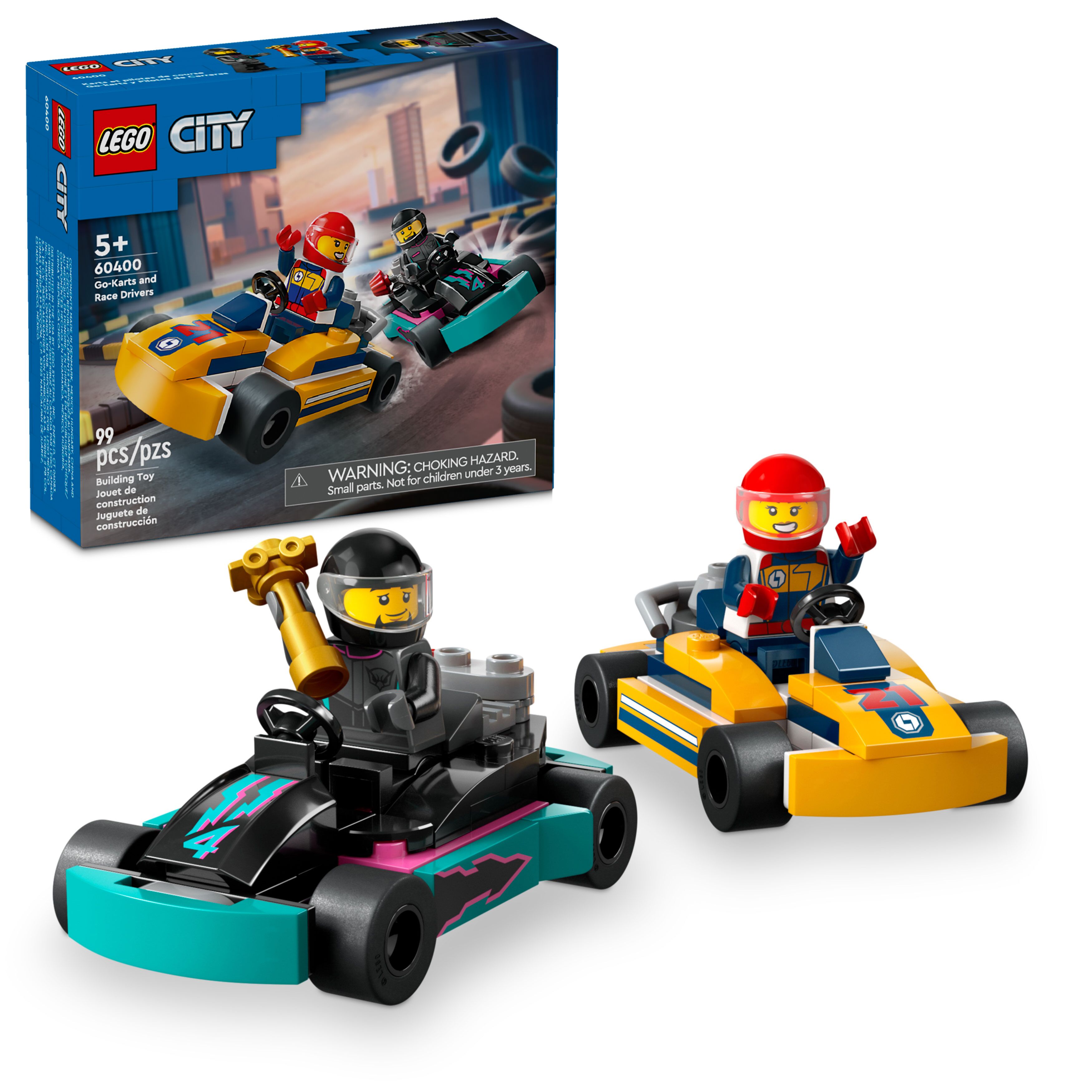 LEGO City Go-Karts and Race Drivers Toy Set