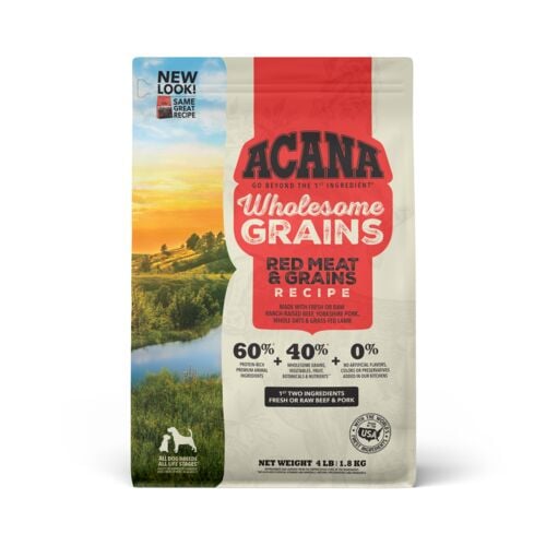 Wholesome Grains Red Meats Dry Dog Food - 4 Lb