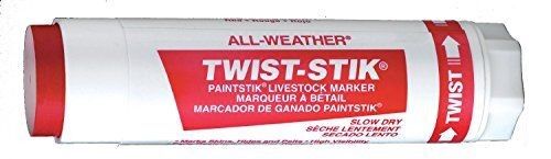 TWIST-STIK Livestock Marker in Red