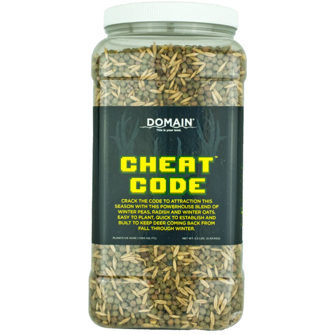 Domain Outdoor Cheat Code Food Plot Seed - 1/6 Acre