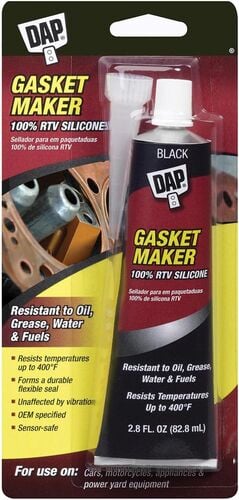 Gasket Sealant 100% Silicone in Black - 2.8 oz