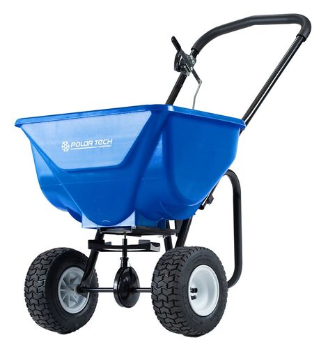High Output Broadcast Spreader with Pneumatic Tires