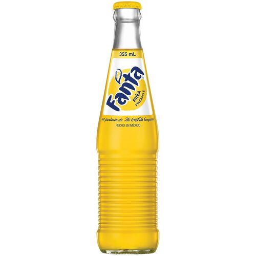 Pina Pineapple Flavored Soda - 12 oz Glass Bottle