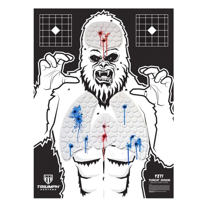 Triumph Threat Down Yeti Silhouette