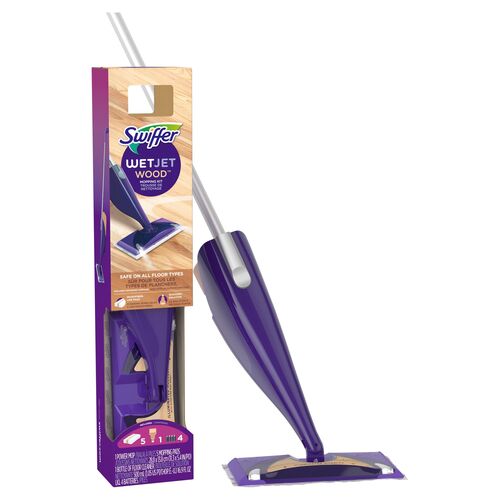 WetJet Wood Floor Spray Mop Starter Kit