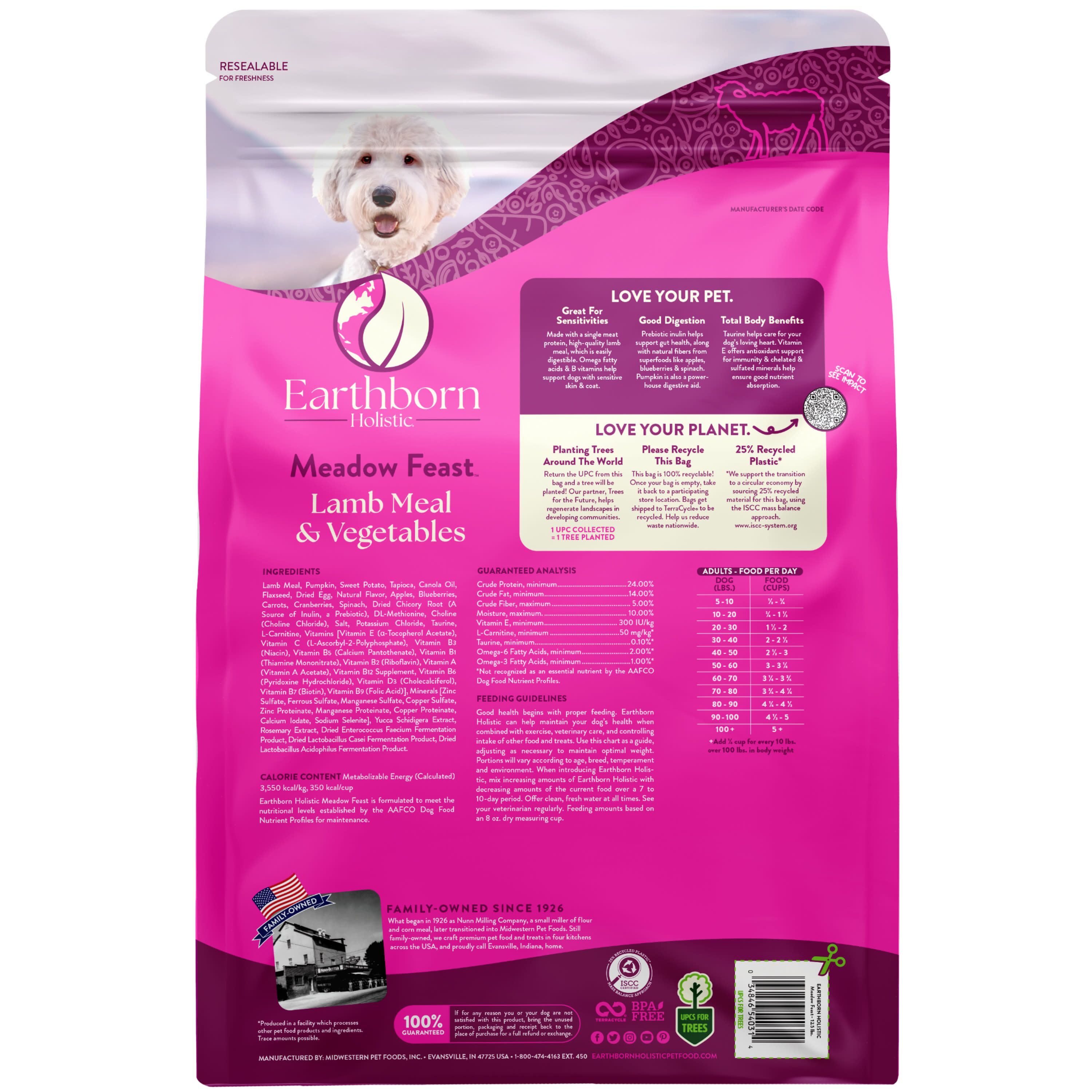 Meadow Feast Lamb Meal & Vegetables Grain-Free Dry Dog Food