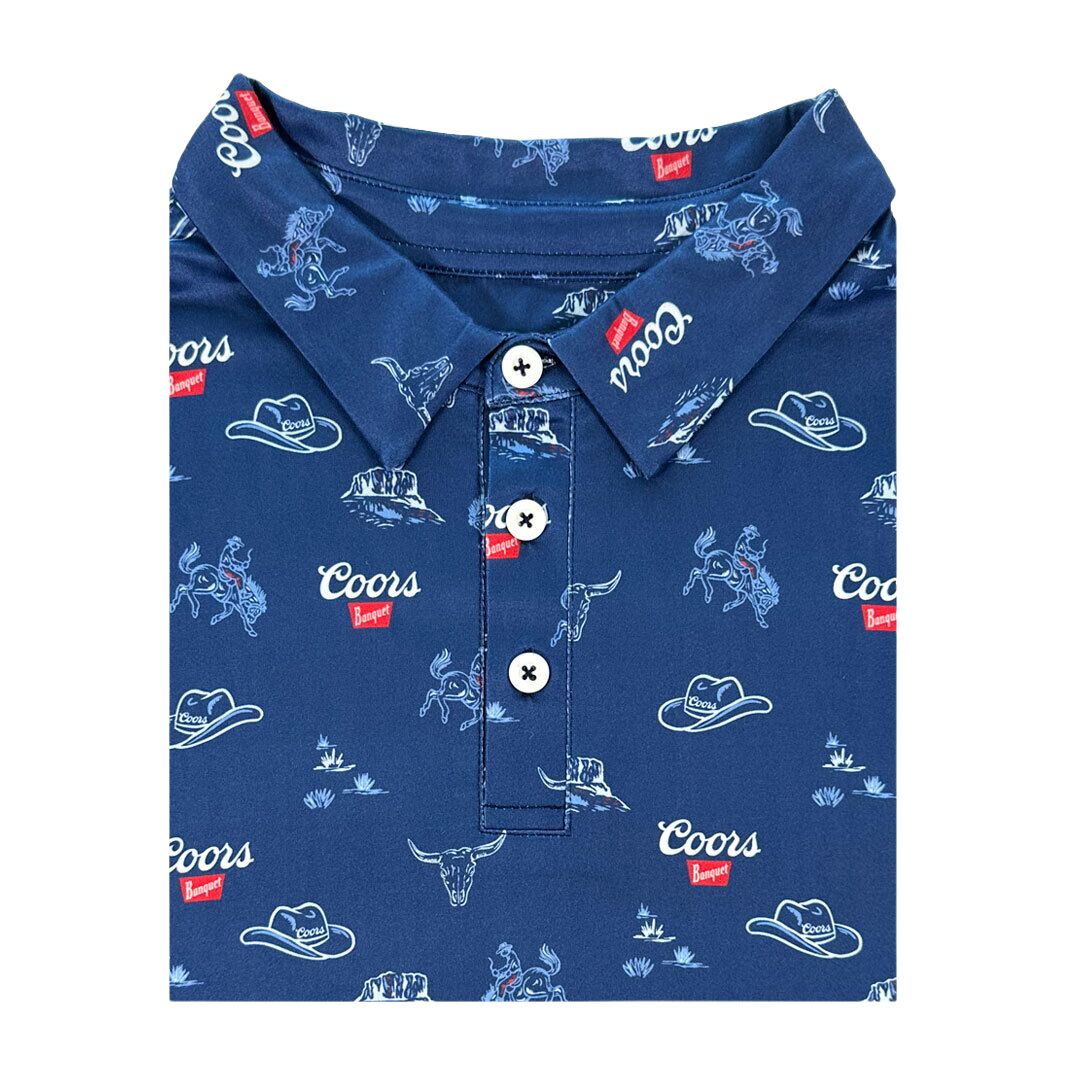 Men's Coors Western Short Sleeve Polo