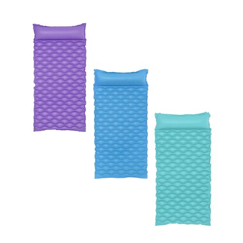 Float 'N Roll Floating Pool Mat with Pillow - Assorted