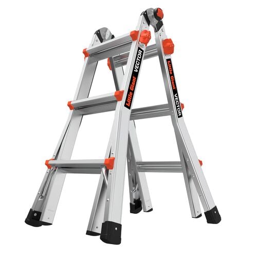 13' Aluminum Articulated Extendable Ladder