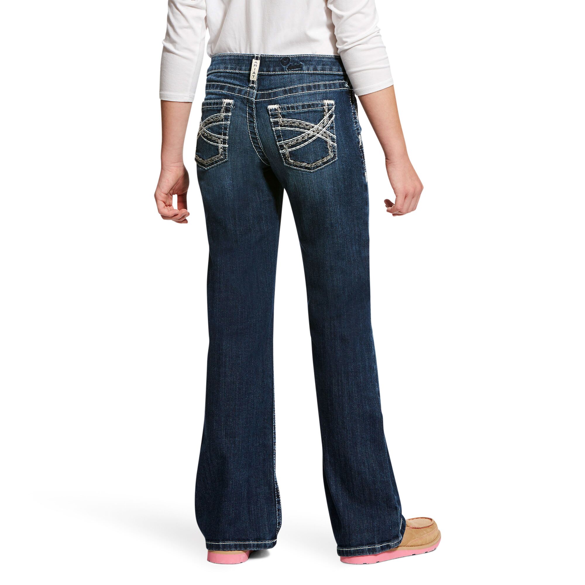 Girl's Entwined Boot Cut Jean