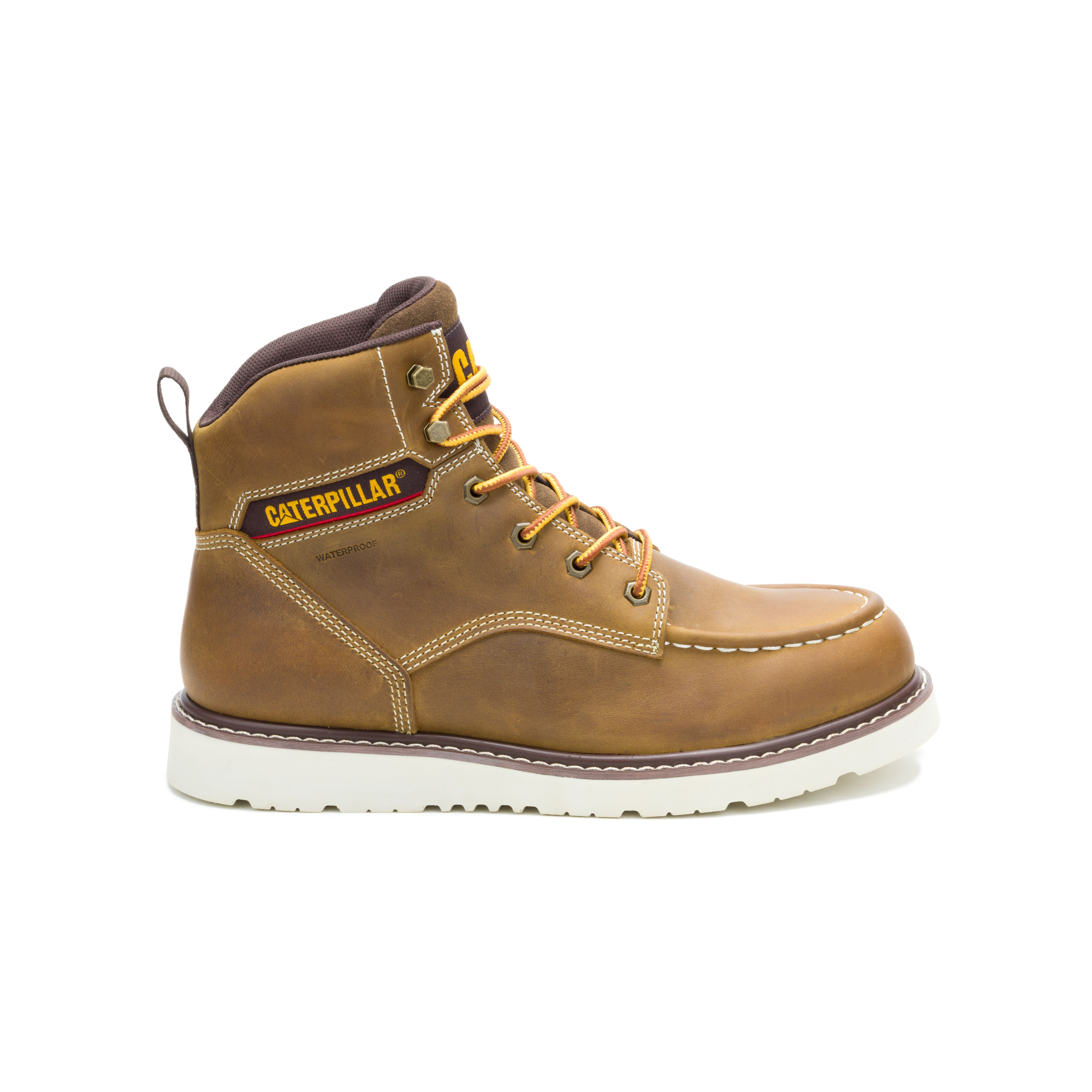 CAT Men's Reclaimer Wedge Waterproof Work Boots in Pyramid - 13M