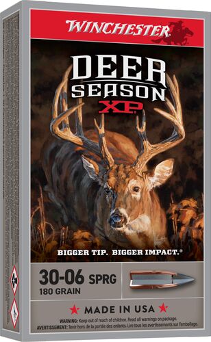 Deer Season XP 30-06 Springfield Ammo 180 Grain Winchester Extreme Point Polymer Tip - 20 Rounds