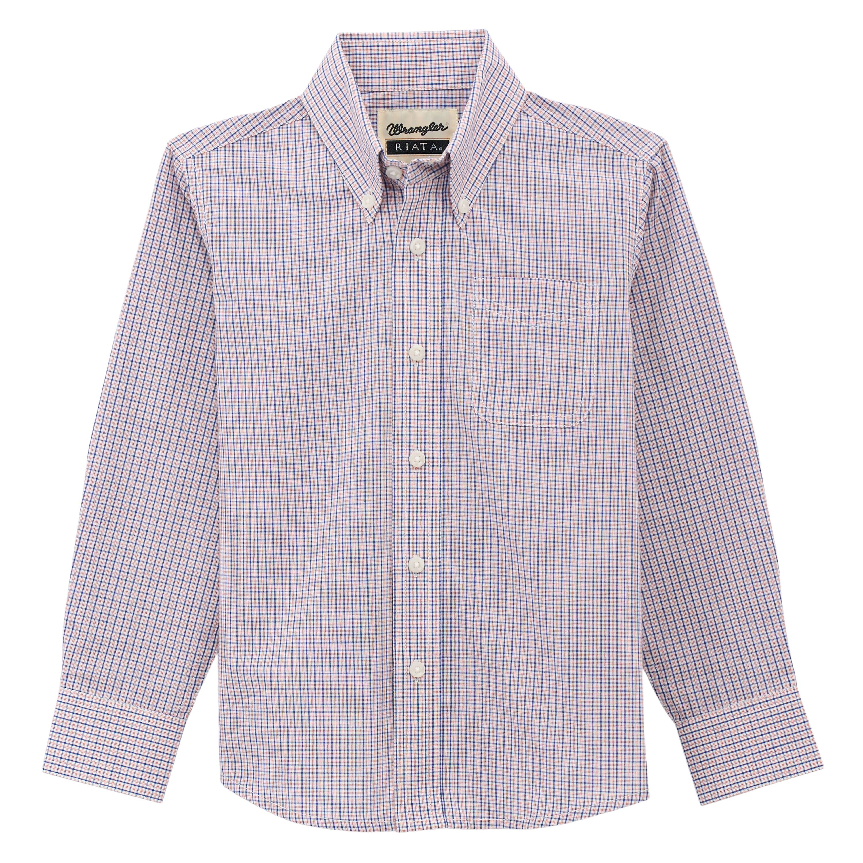 Boy's Riata Long Sleeve Button Down Shirt