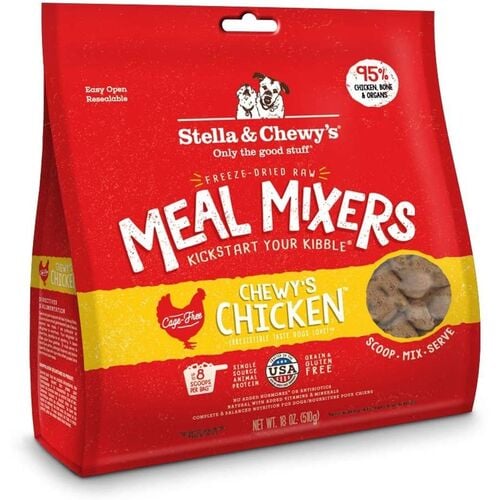 Freeze-Dried Raw Meal Mixers Chicken Flavor Dog Food - 18 oz