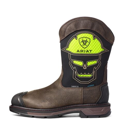 Men's 11" Work Hog Waterproof Iron Coffee/Acid Boot