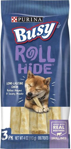 Busy Rollhide Dog Treat - 4 oz