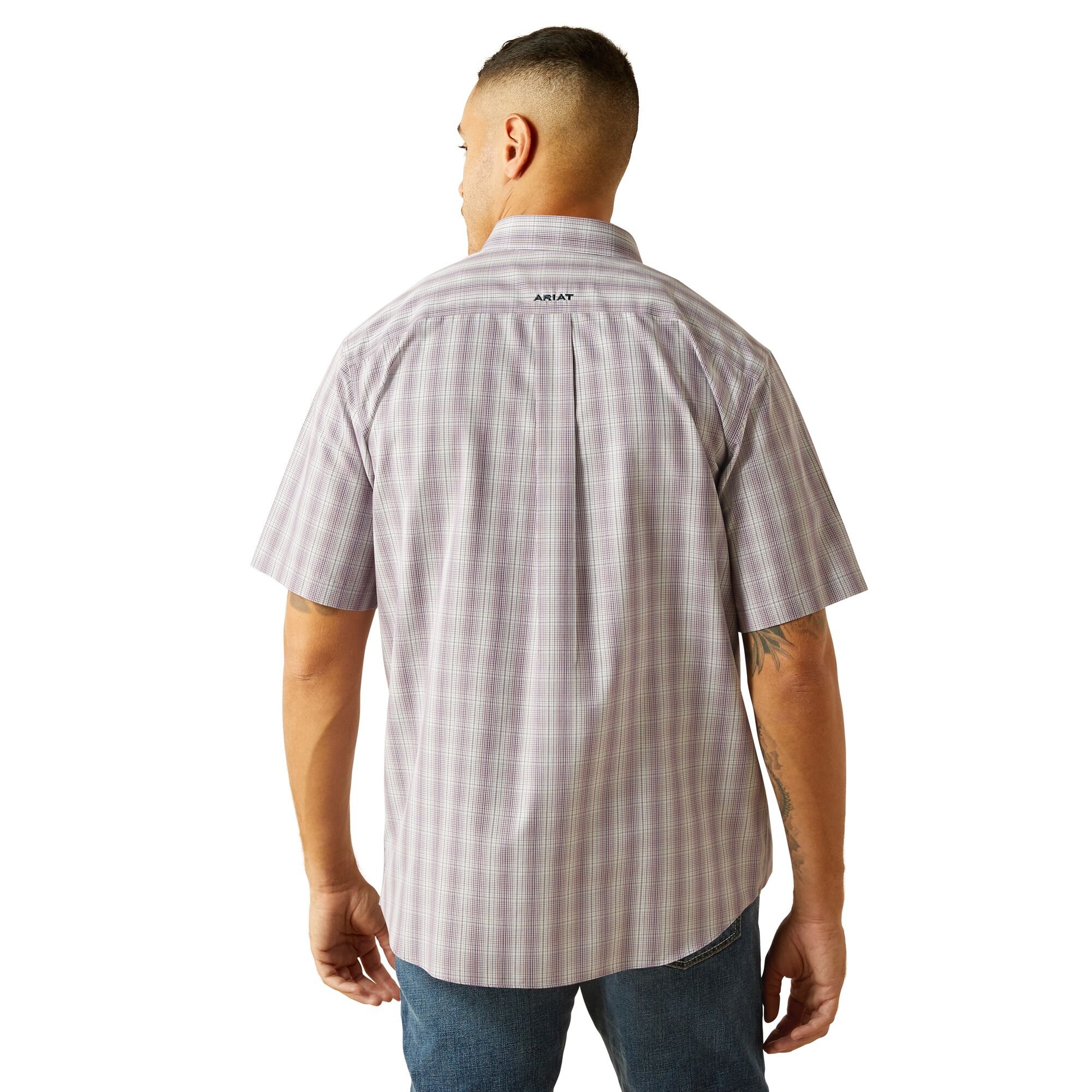 Men's Wrinkle Free Roy Short Sleeve Button Shirt