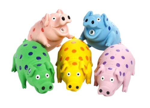 Latex Grunting Pig Dog Toy - 9