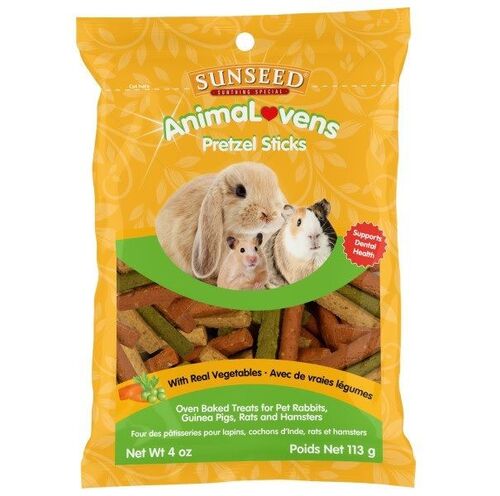 Animal Lovens Pretzel Stix Small Animal Treat - 4 oz