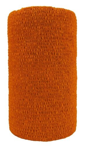 CoFlex Vet 4" Cohesive Bandage in Orange