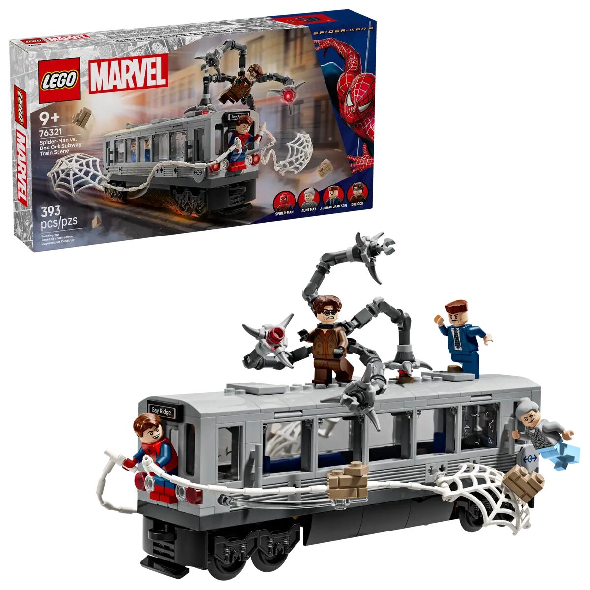LEGO Spider-Man vs. Doc Ock Subway Train Scene