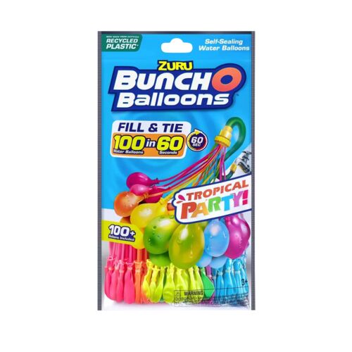Bunch O Balloons Tropical Party Self-Sealing Water Balloons