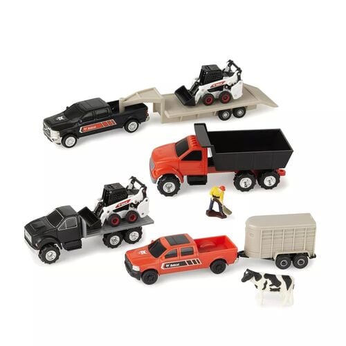 1:64 Scale Bobcat 5 Piece Construction & Farming Sets
