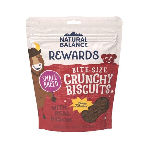 L.I.T. Limited Ingredient Treats Sweet Potato & Bison Formula Small Breed Dry Dog Treats - 8 oz