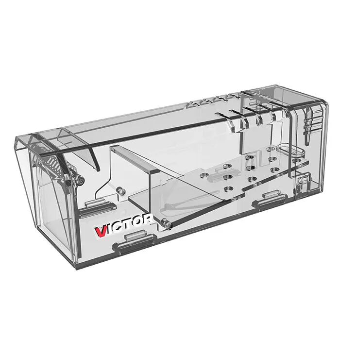 Victor Tin Cat Multi-catch Mouse Trap With Solid Lid - Thumbnail 3