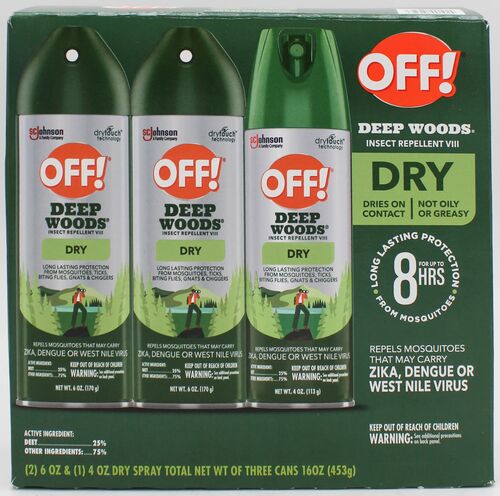 Deep Woods Aerosol 3-Pack (2 - 6 oz & 1 - 4 oz)