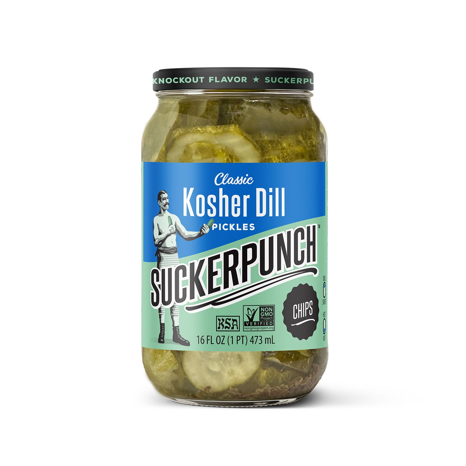 Bold Burger Kosher Dill Chips - 16 oz