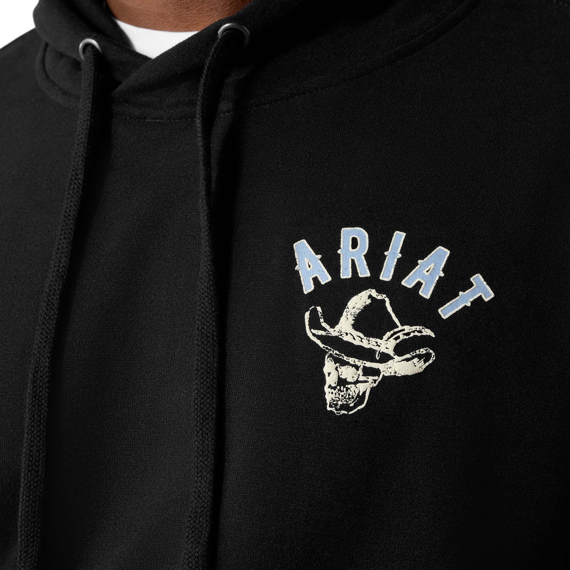 Men's Stitched Skull Hoodie