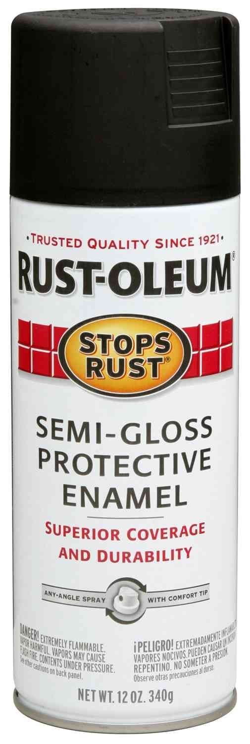 Stops Rust Protective Enamel Semi-Gloss Spray Paint
