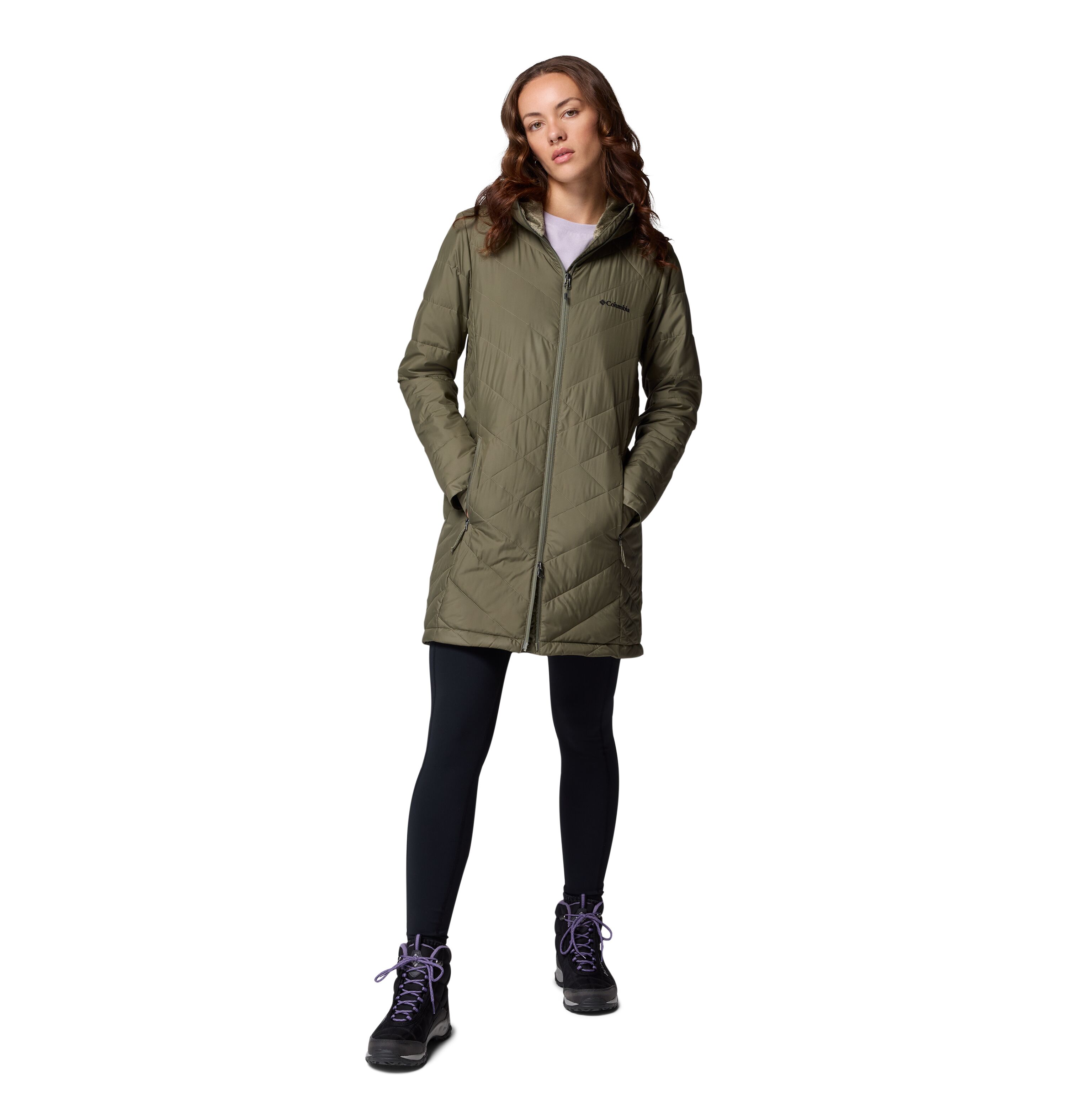 Columbia Women's Heavenly Long Hooded Jacket