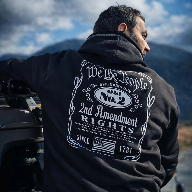 Men's Old No.2 Casual Hoodie
