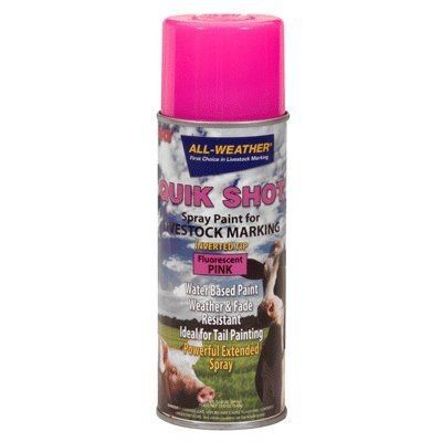 Quik Shot Livestock Marking in Fluorescent Pink - 16 oz Spray