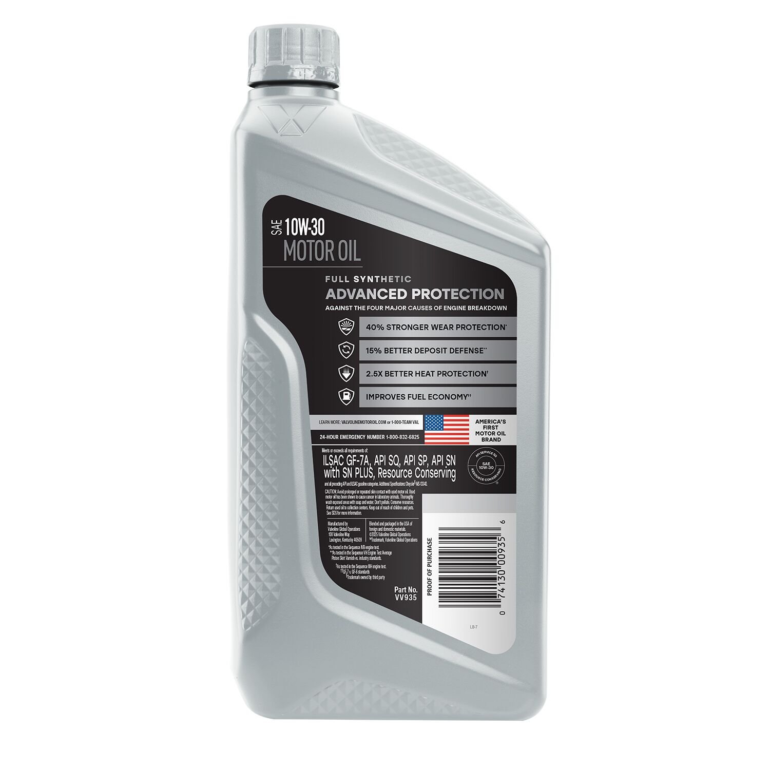 10W-30 Advanced Protection Full Synthetic Motor Oil