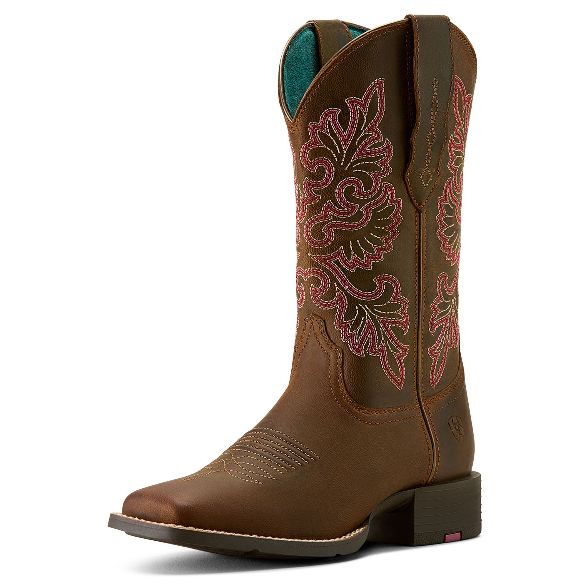 Women's Round Up StretchFit Wide Square Toe Western Boots