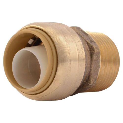 3/4" Push-to-Connect x 3/4" MNPT dia Male Adapter Push Fittings