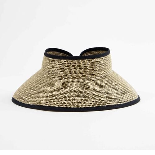 Women's Ultrabraid Large Brim Visor in Multi/Black