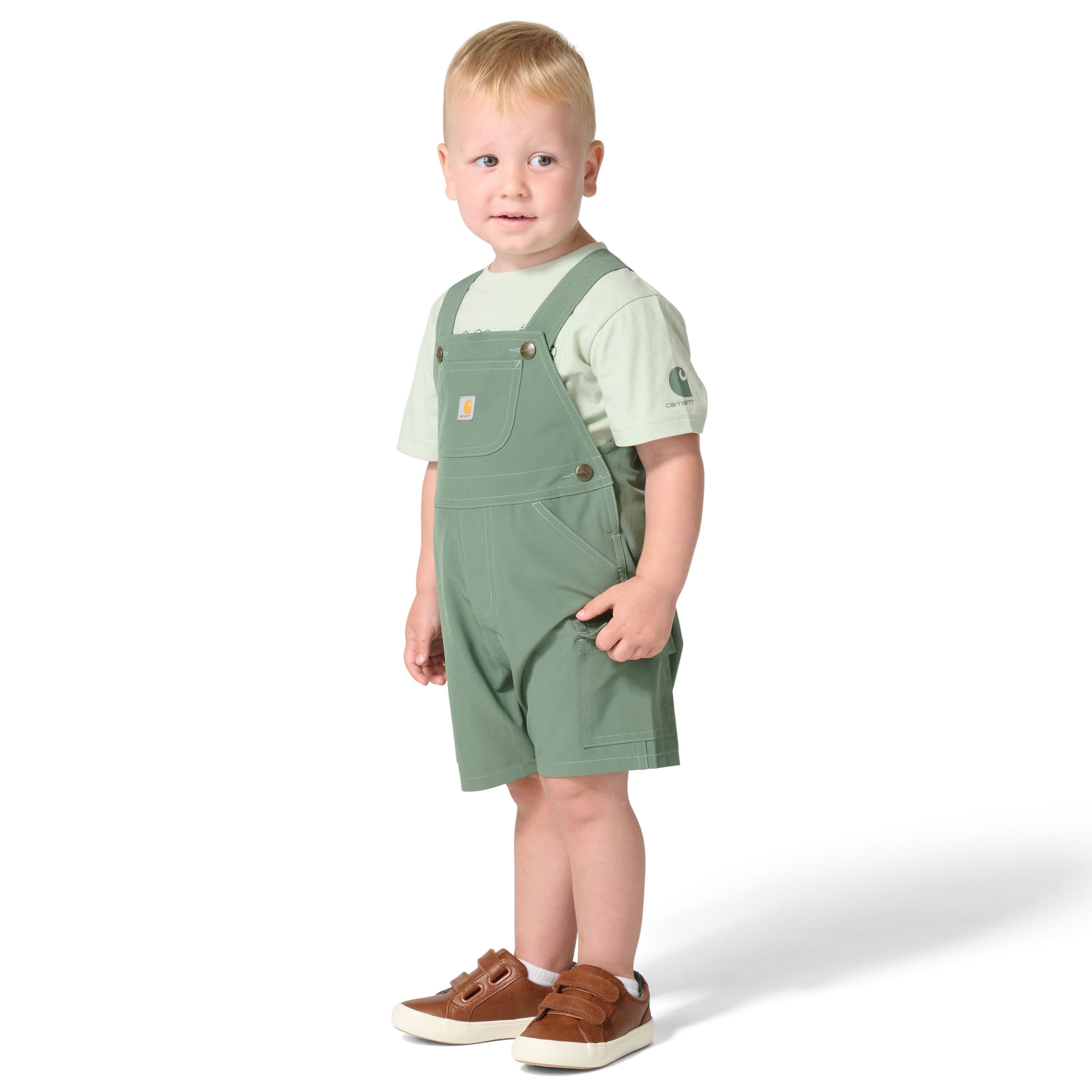 Carhartt Boys' 2-Piece Short Sleeve Bodysuit & Cargo Pocket